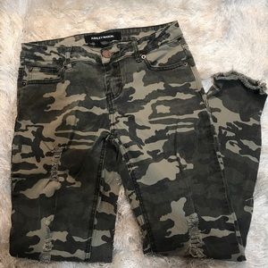 Ashley Mason camo skinny jeans